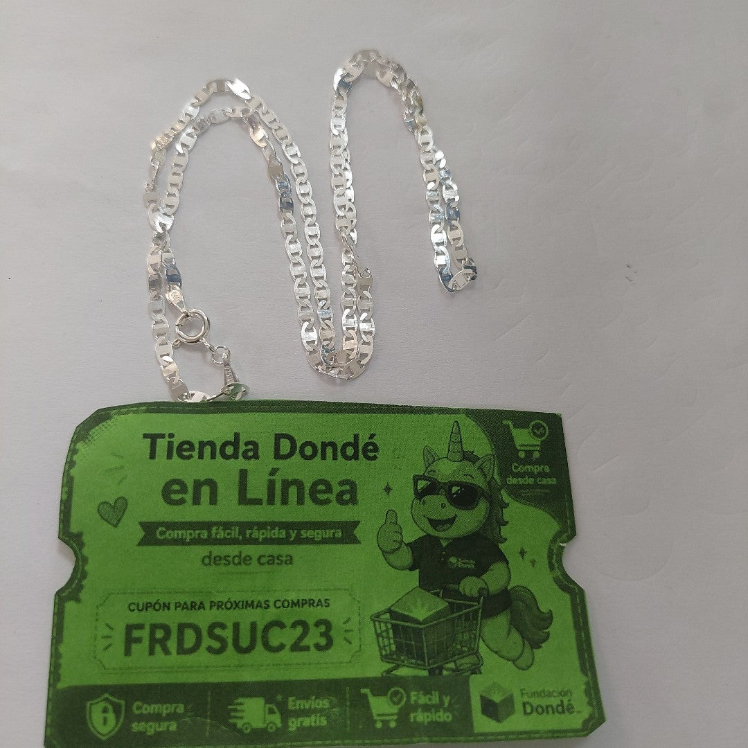 CADENA GUCHI PLATA .925 50 CM 4.72 GR (NUEVO)