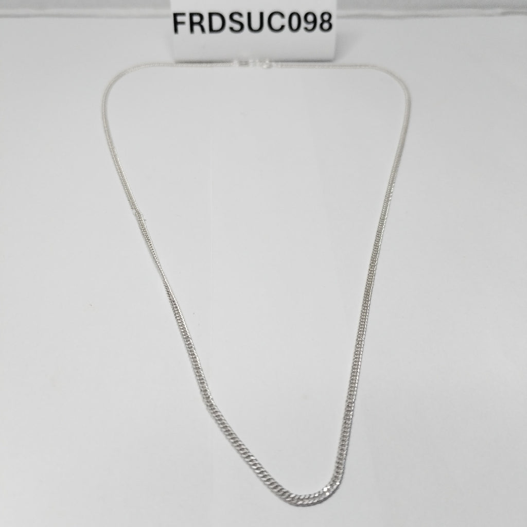 CADENA BARBADA PLATA .925 50 CM 4.12 GR (NUEVO)