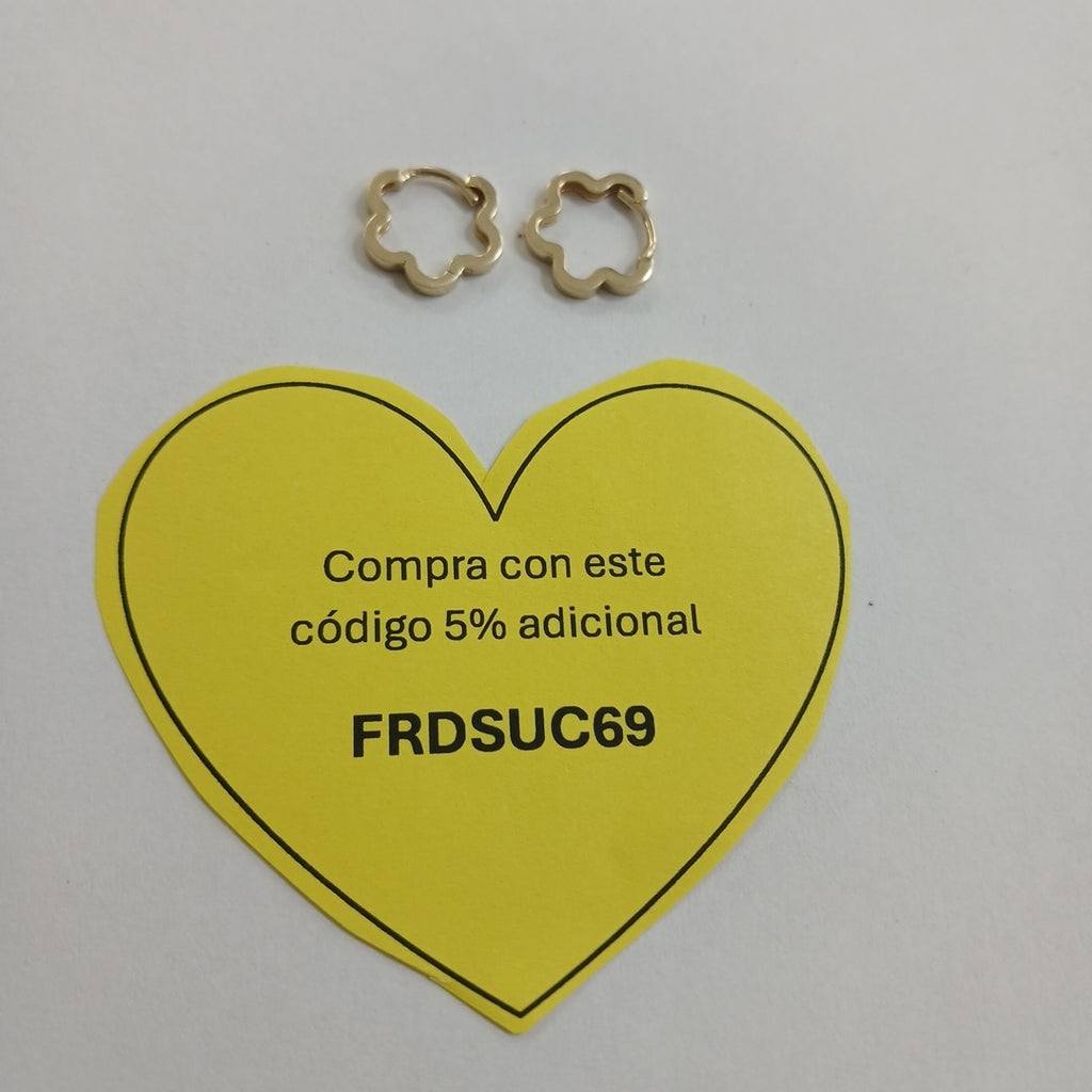 HUGGIES ORO 14K 1.4 (NUEVO)