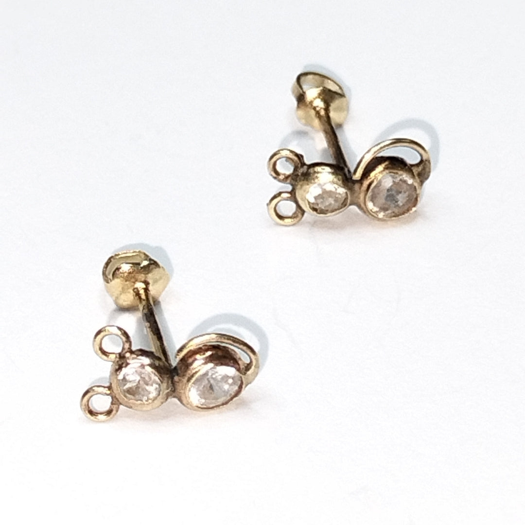 BROQUELES PAR ORO 14 K 0.5 GRMS (SEMINUEVO)