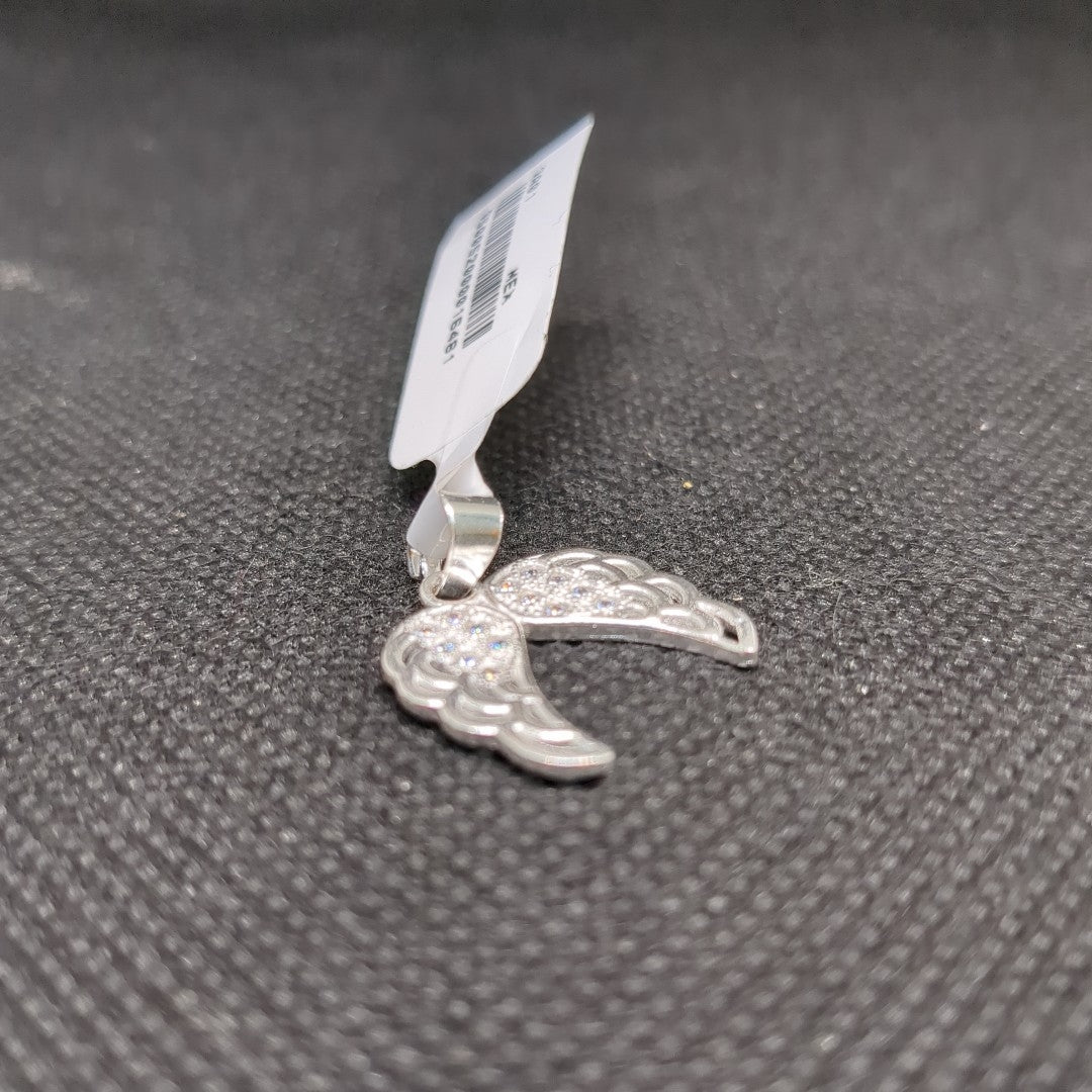DIJE ALAS C/CIRCONIAS PLATA .925 2.3 GR (NUEVO)