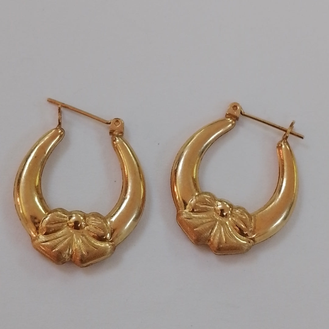ARRACADAS PAR ORO 14 K 2,30 GRMS (SEMINUEVO)