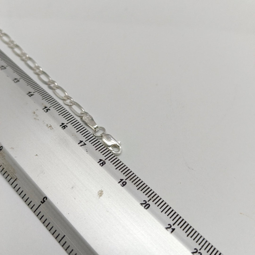 PULSERA TEJIDO 1X1 PLATA .925 18 CM 3.5 GR (NUEVO)