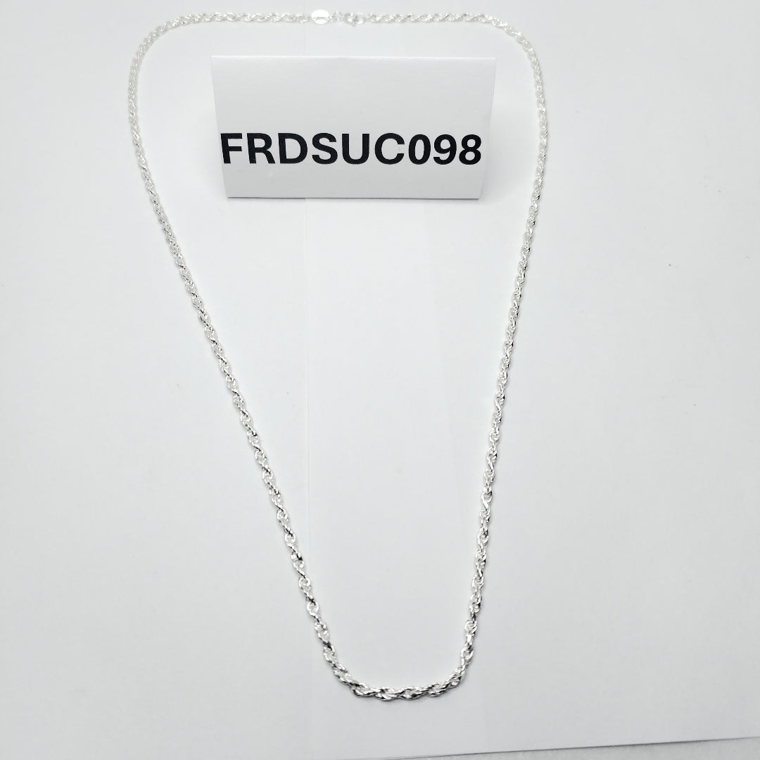 CADENA TORZAL PLATA .925 55 CM 9.52 GR (NUEVO)