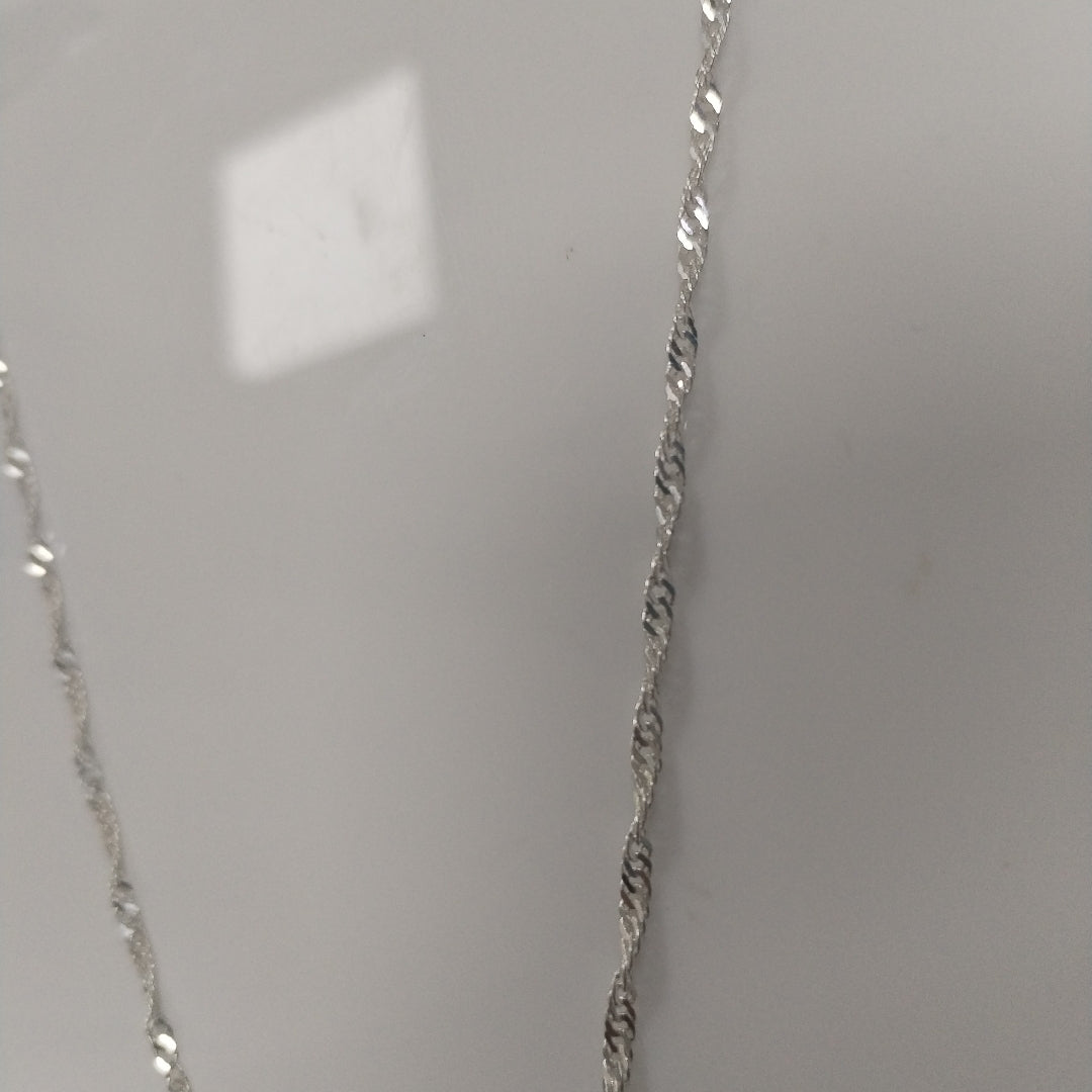 CADENA MEDIO TZL PLATA .925 55 CM 4.12 GR (NUEVO)