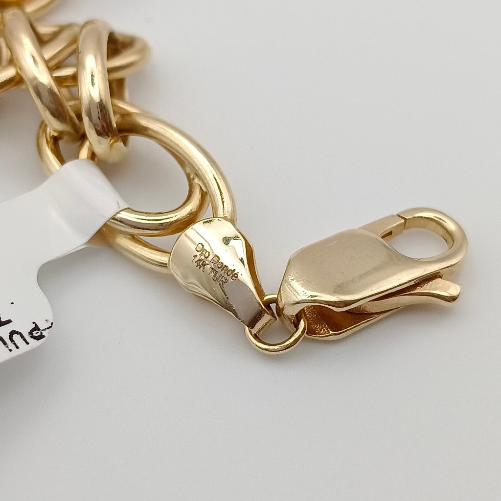 PULSERA ORO 14 K 7.7 GRMS (SEMINUEVO)