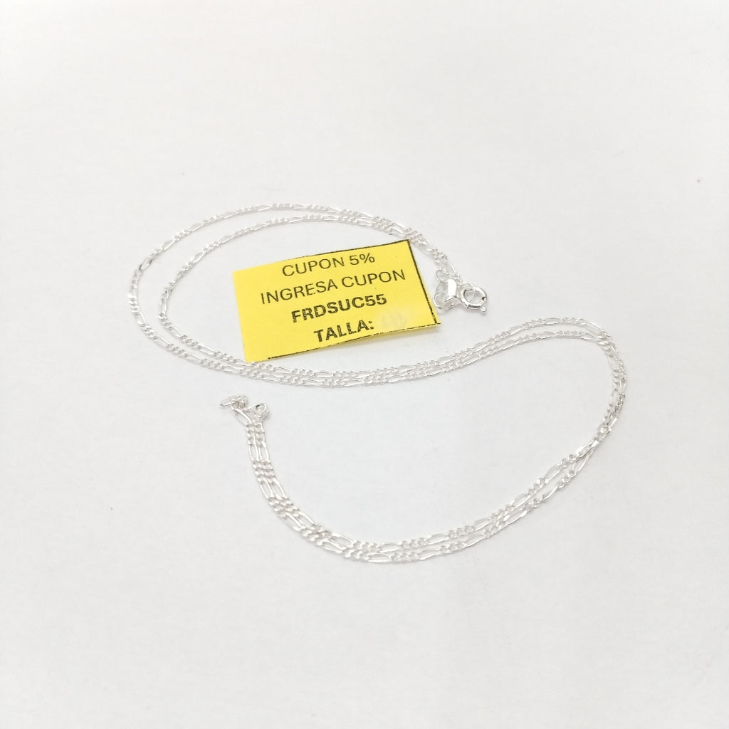 CADENA TEJIDO 3X1 PLATA .925 55 CM 2.2 GR (NUEVO)