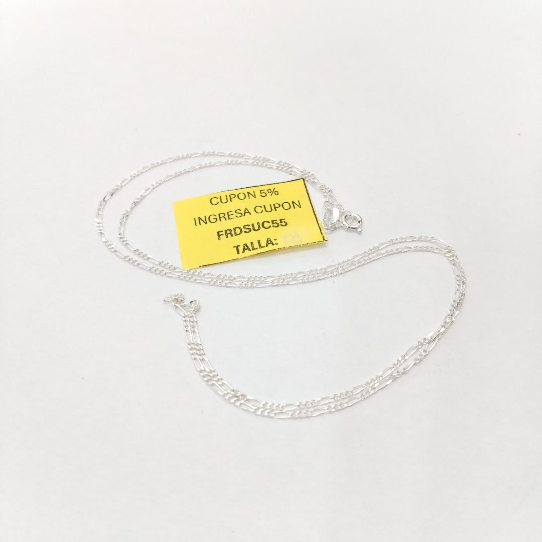 CADENA TEJIDO 3X1 PLATA .925 55 CM 2.2 GR (NUEVO)