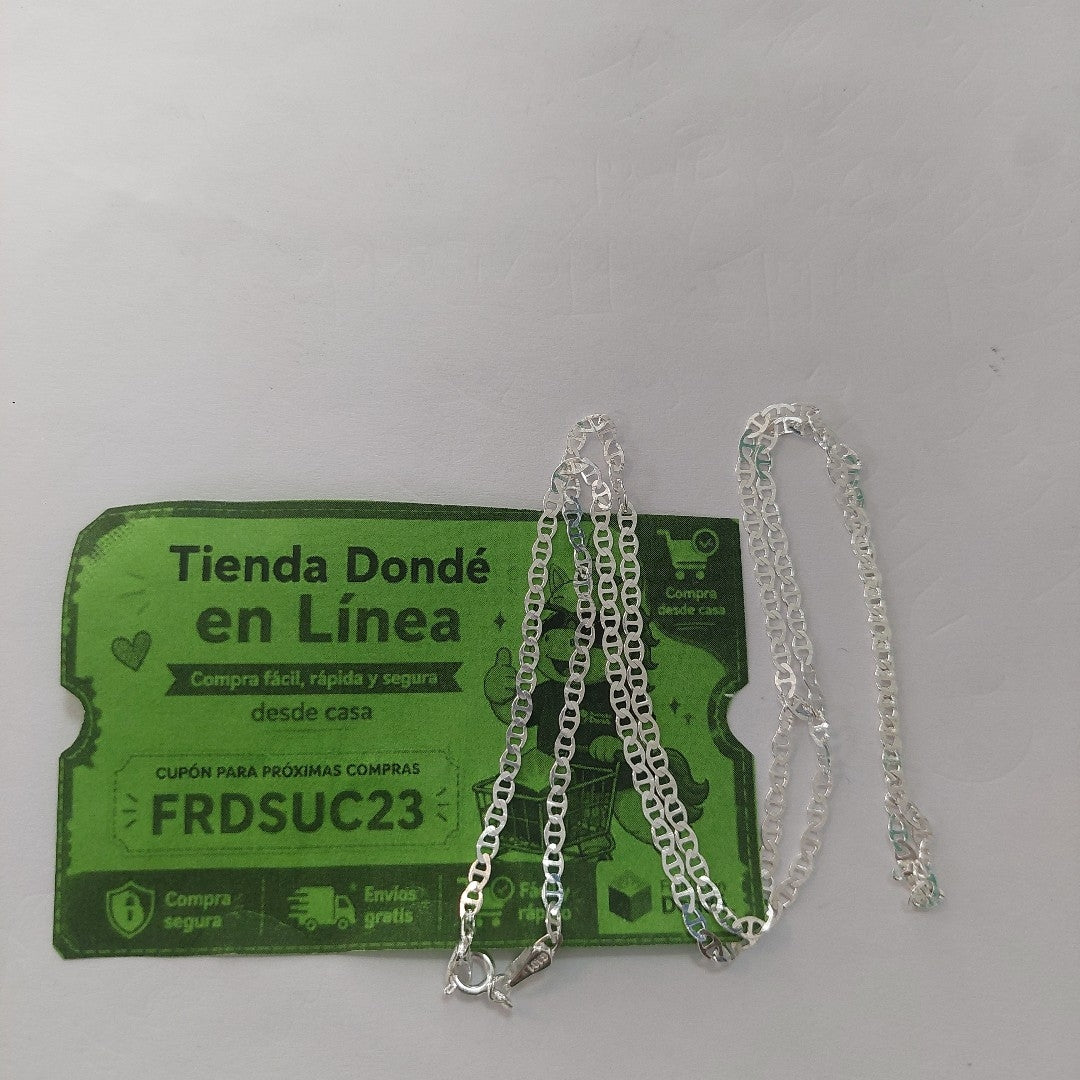 CADENA GUCHI PLATA .925 55 CM 3.13 GR (NUEVO)