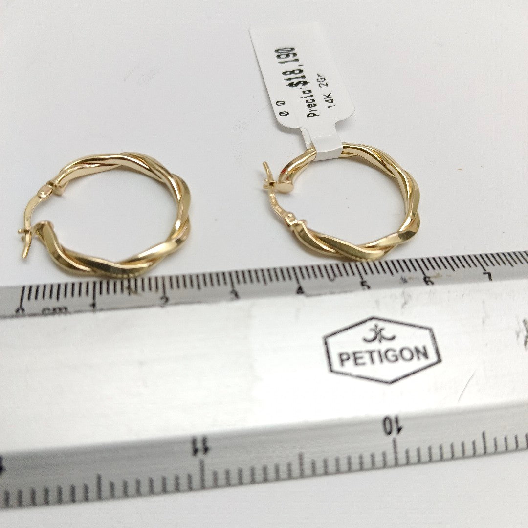 ARRACADAS ORO 14K 2 (NUEVO)