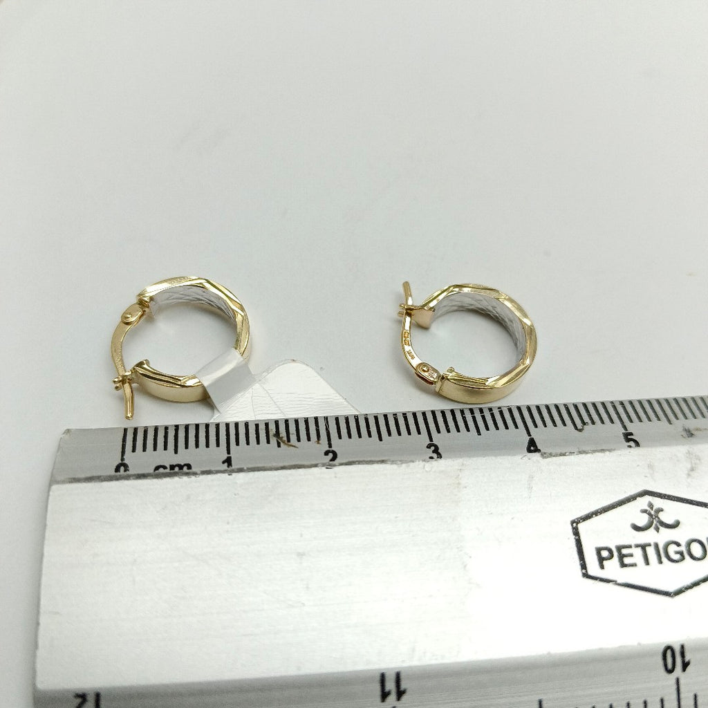 ARRACADAS ORO 14K 1.5 (NUEVO)