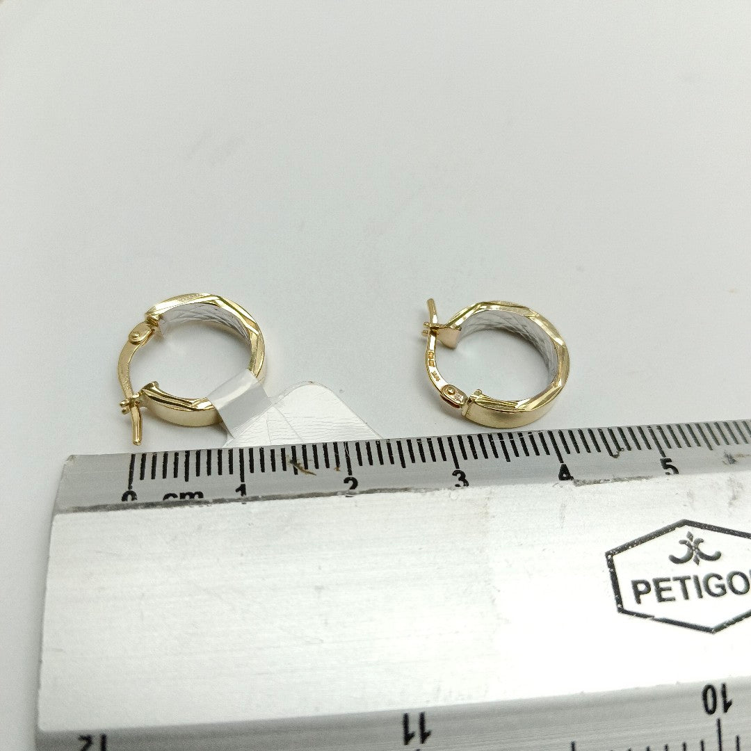 ARRACADAS ORO 14K 1.5 (NUEVO)