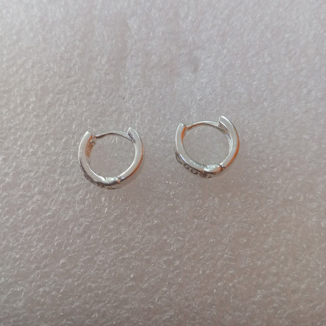 ARRACADAS C/CIRCONIAS PLATA .925 2.4 GR (NUEVO)