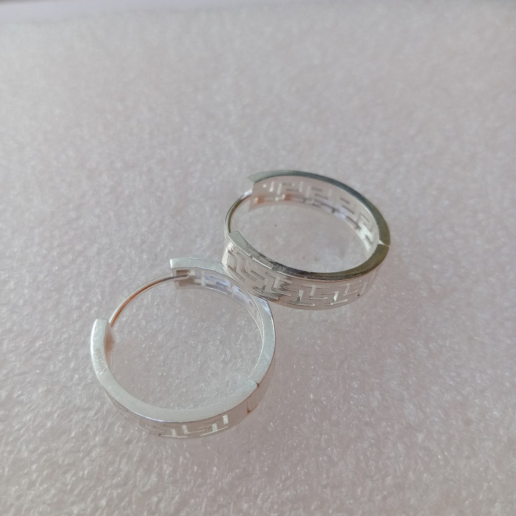 ARETES ARRACADAS GRECAS PLATA .925 4.13 GR (NUEVO)