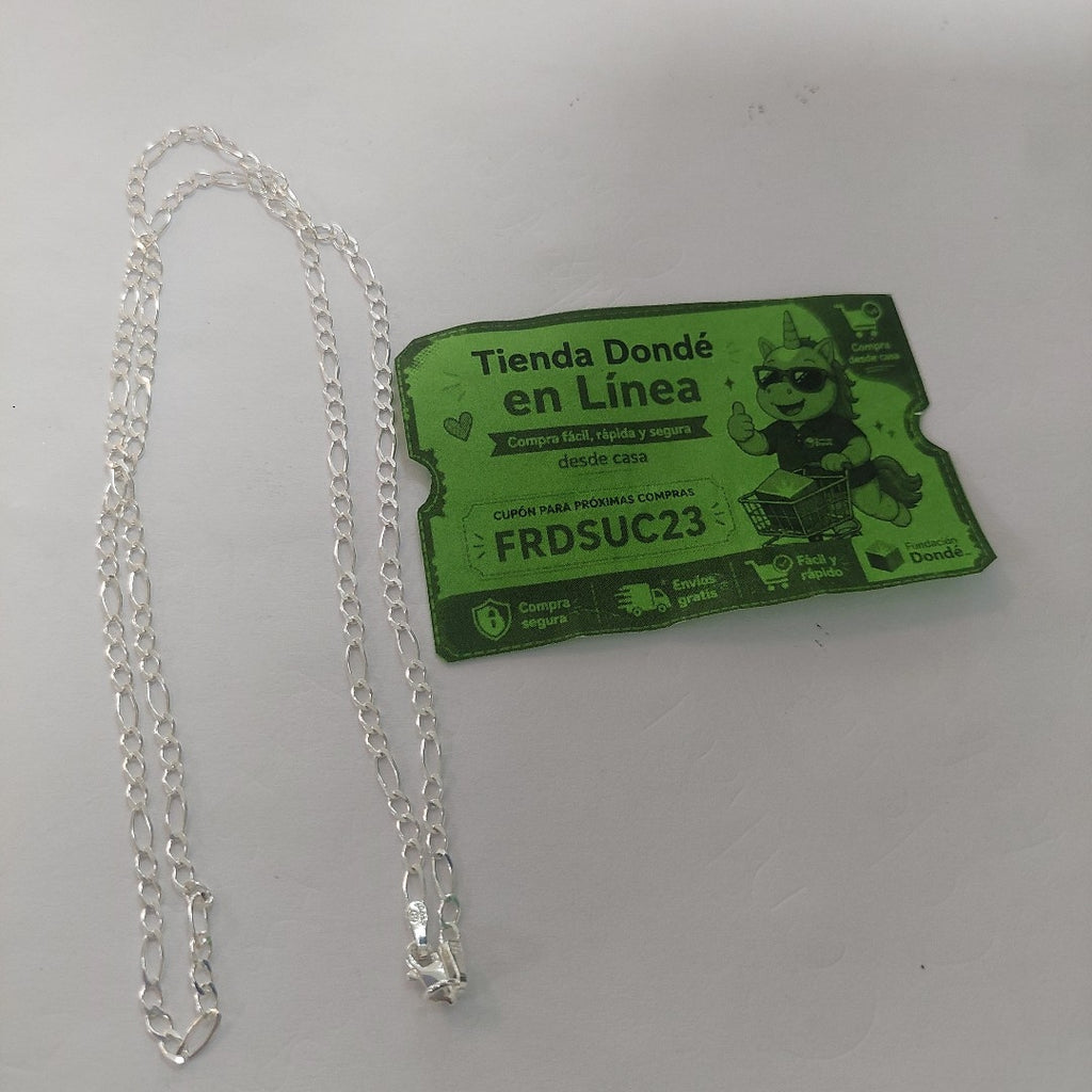 CADENA 3X1 PLATA .925 55 CM 4.33 GR (NUEVO)