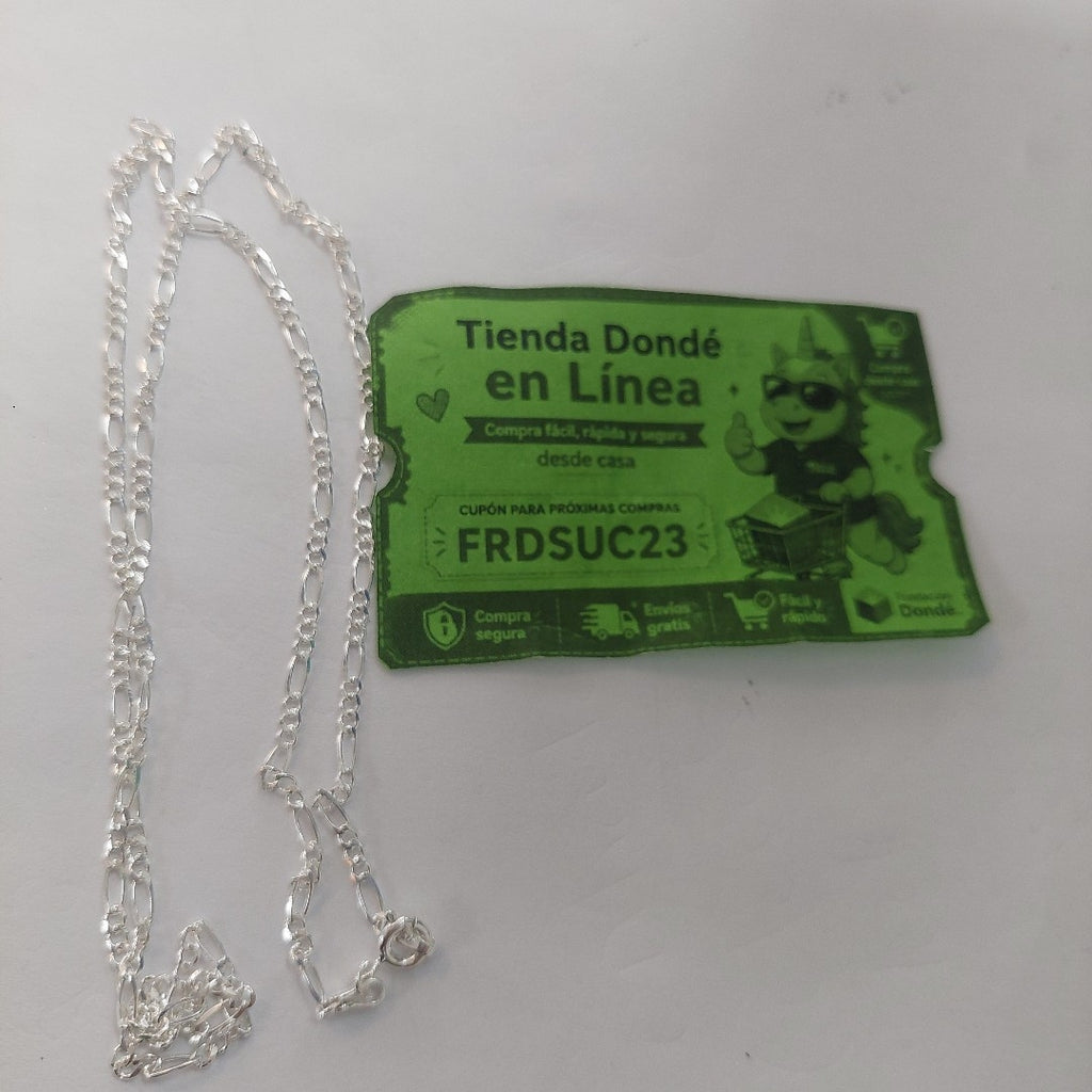CADENA 3X1 PLATA .925 60 CM 5.32 GR (NUEVO)