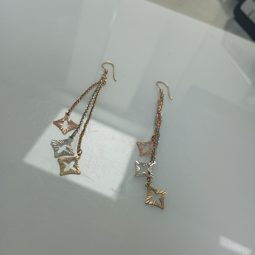 ARETES PAR ORO 10 K 2,20 GRMS (SEMINUEVO)