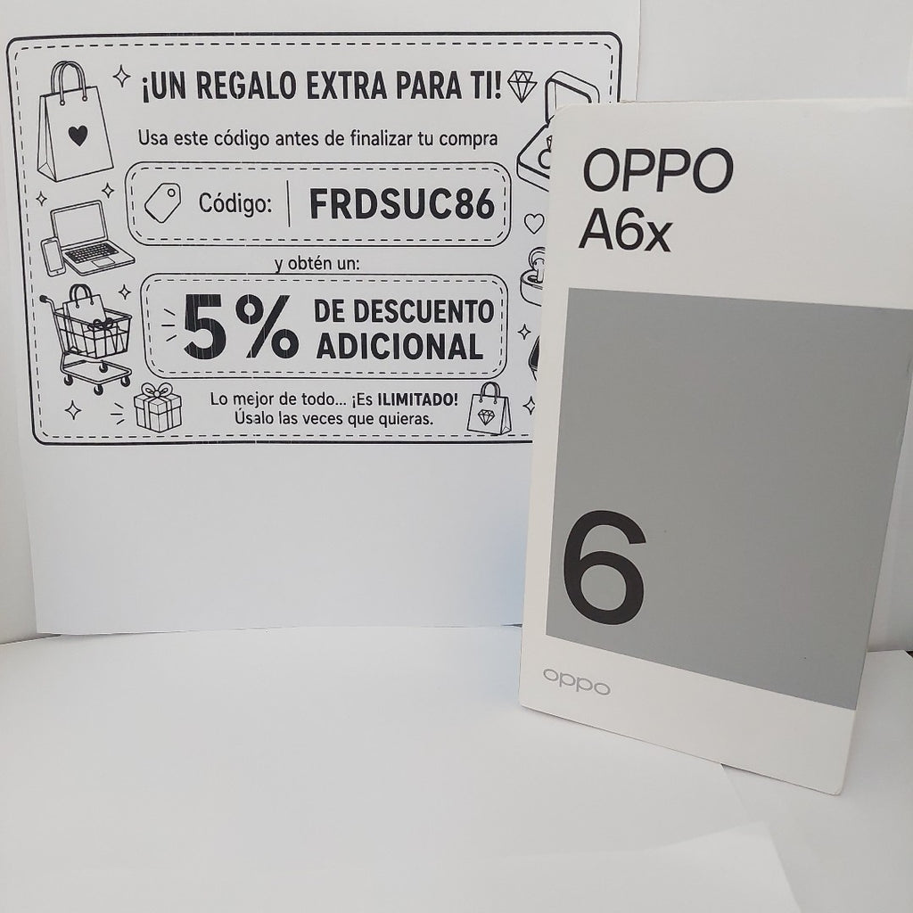 CELULAR OPPO A6X CPH2819 (2025) 128 GB 4 GB RAM (SEMINUEVO)