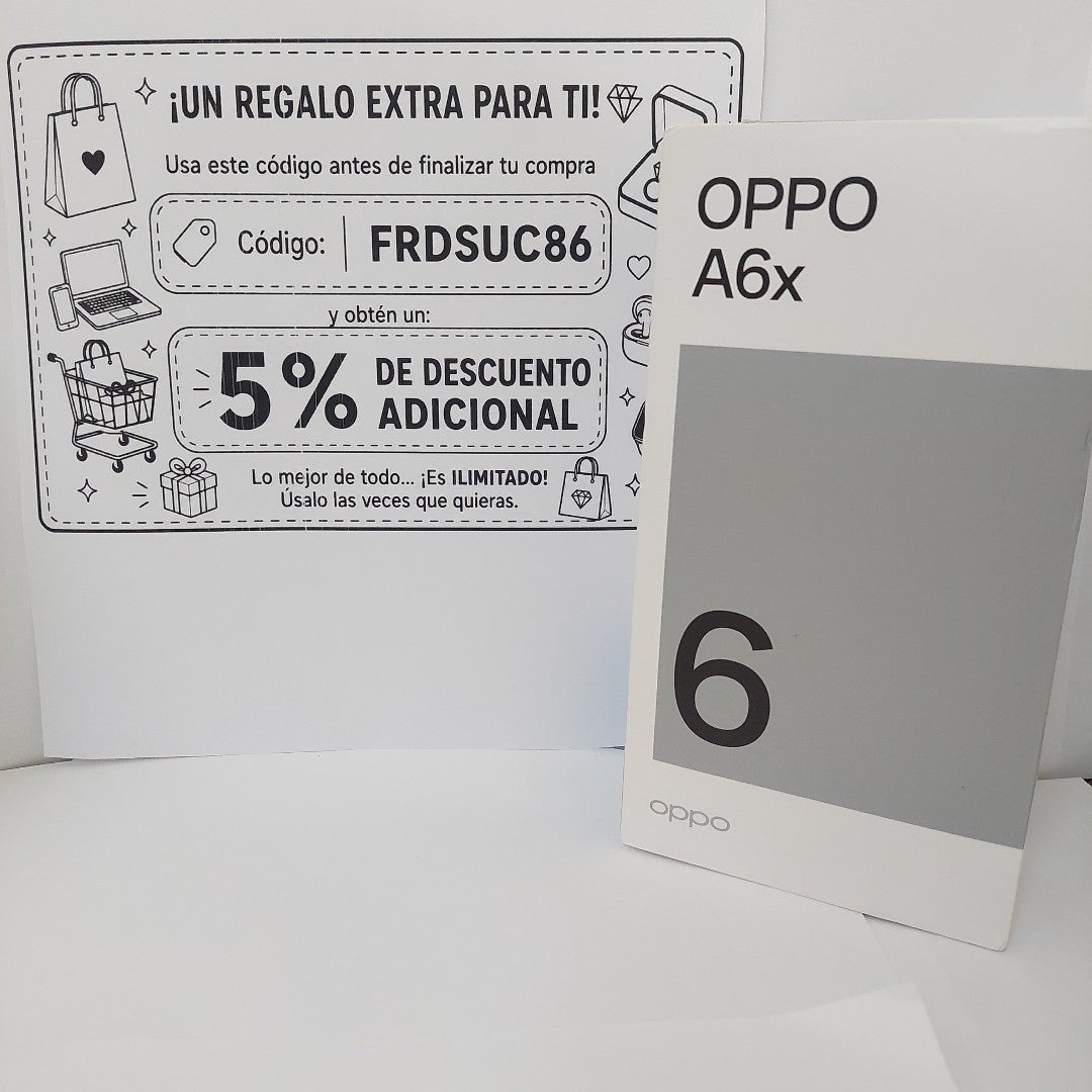 CELULAR OPPO A6X CPH2819 (2025) 128 GB 4 GB RAM (SEMINUEVO)