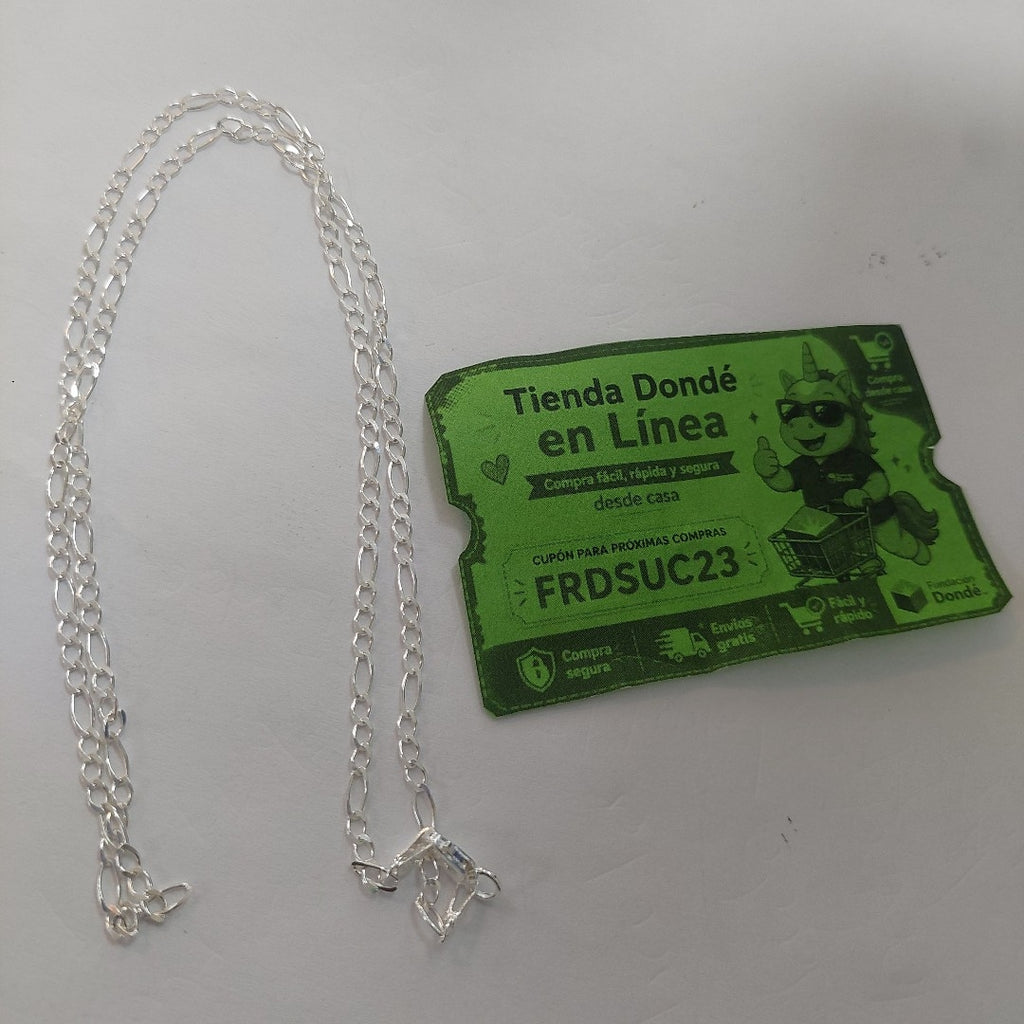 CADENA 3X1 PLATA .925 55 CM 4.33 GR (NUEVO)