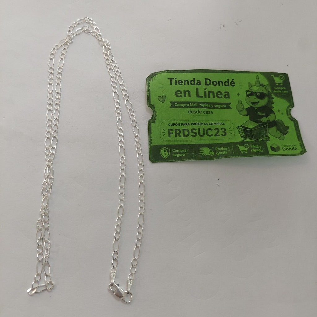 CADENA 3X1 PLATA .925 60 CM 4.72 GR (NUEVO)