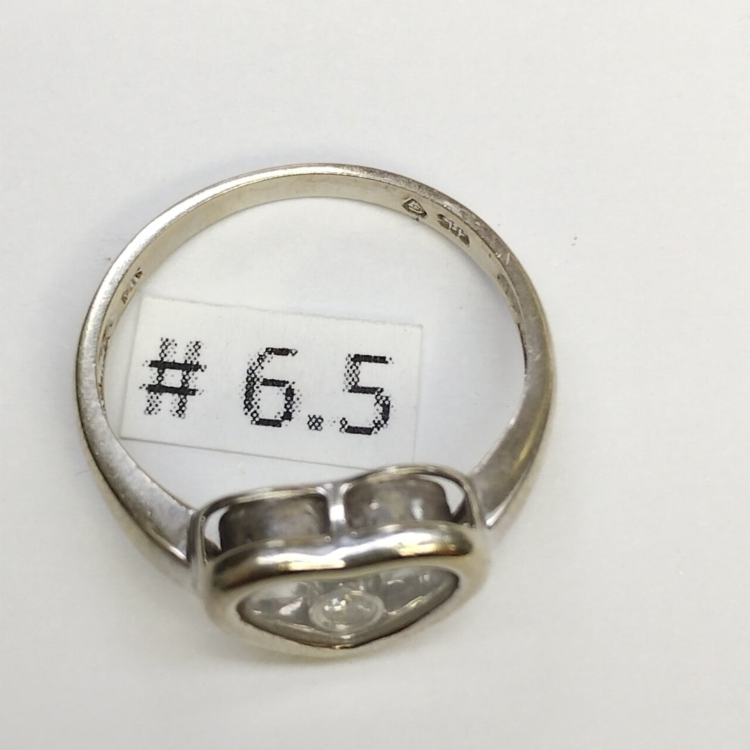 ANILLITO ORO BLANCO 14 K 2.7 GRMS (SEMINUEVO)