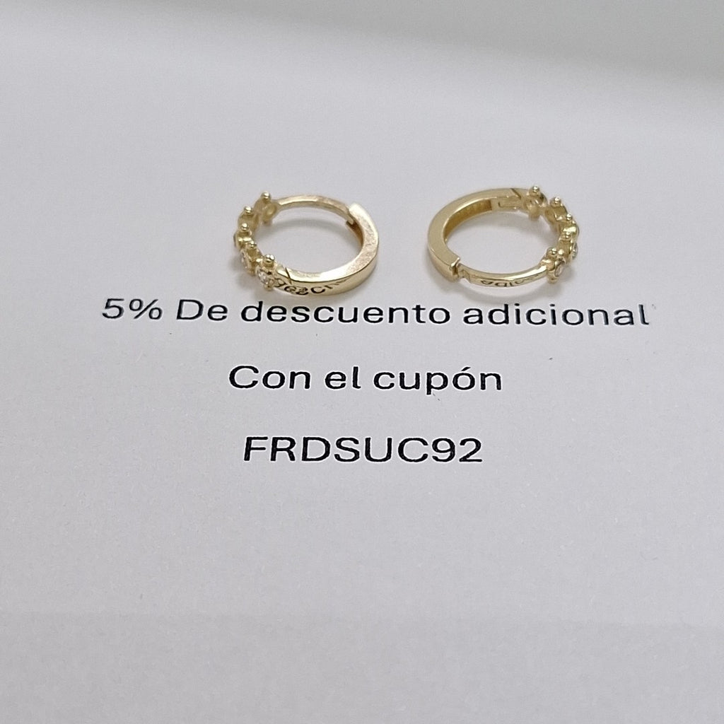 HUGGIES ORO 14K 1.4 (NUEVO)