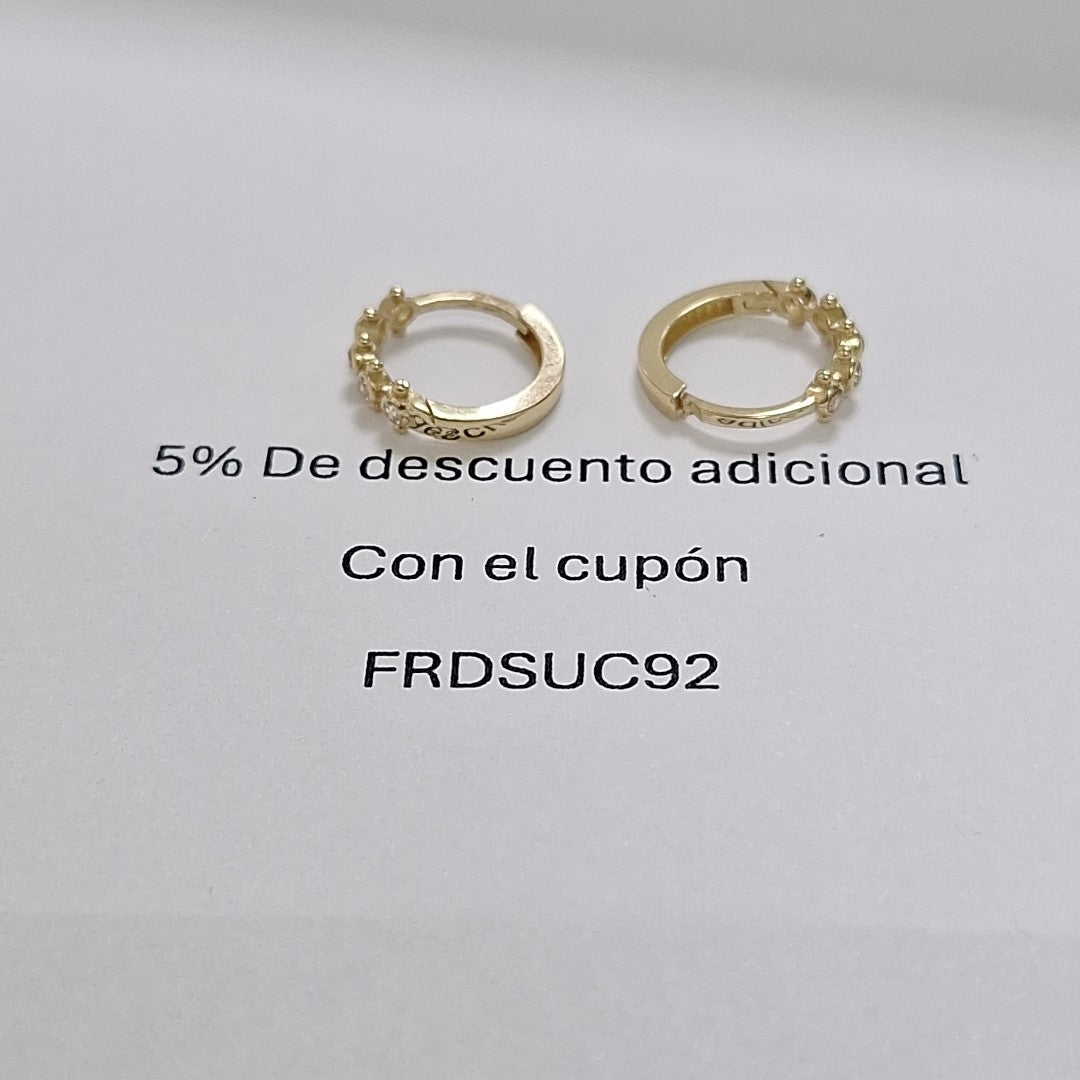 HUGGIES ORO 14K 1.4 (NUEVO)