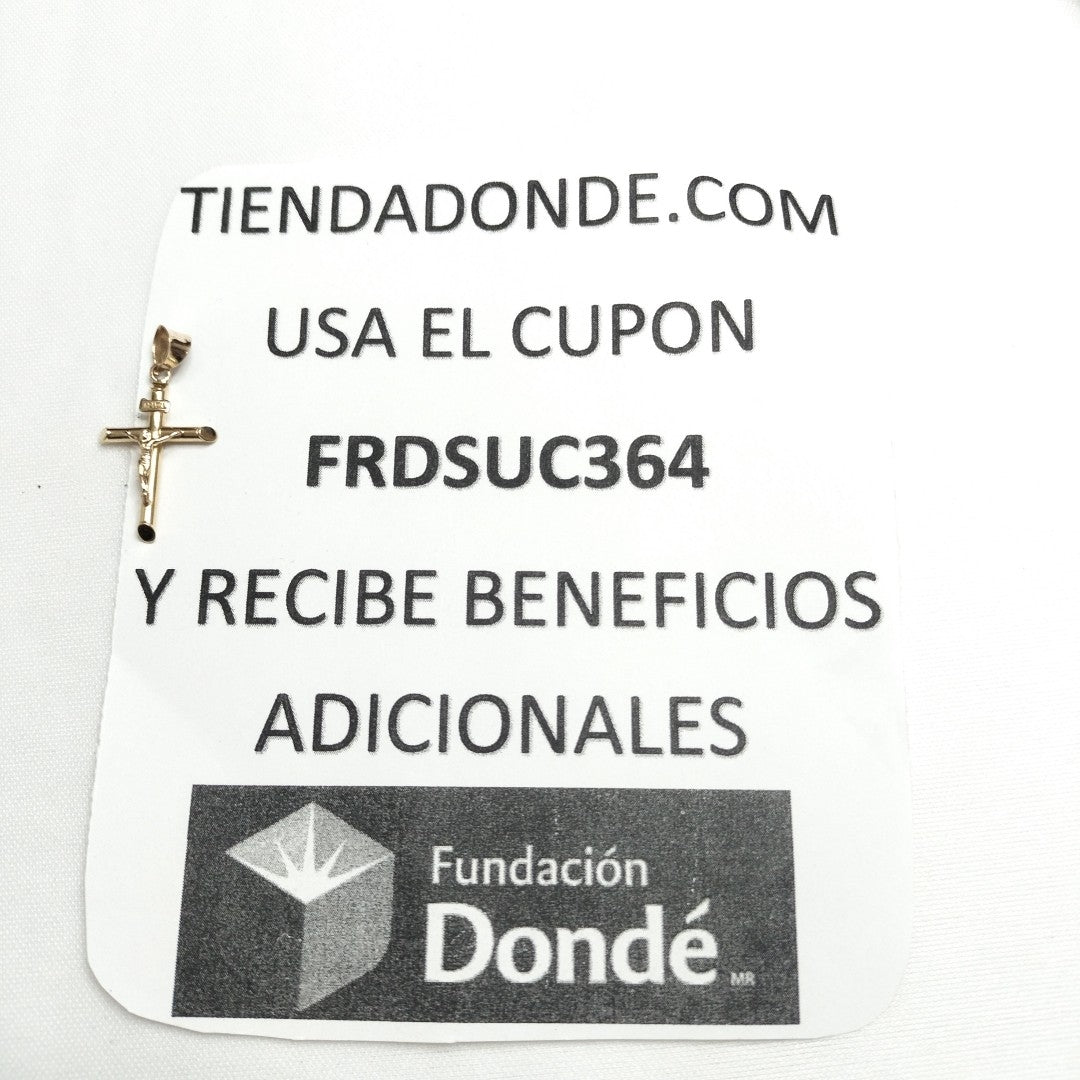 CRUCIFIJO ORO 14 K 1 GRMS (SEMINUEVO)