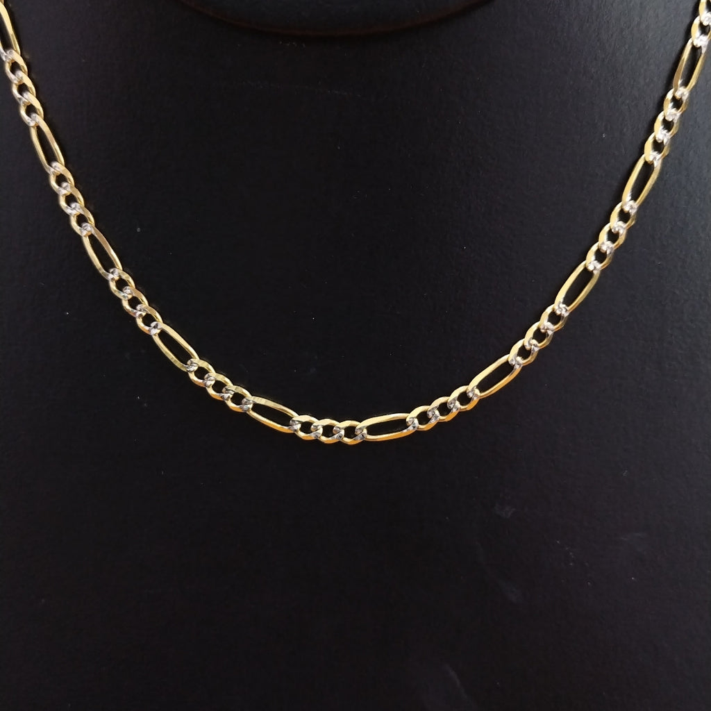 CADENAS 3X1 DIAMANTADA ORO 14K 55 CM 8.5 GR (NUEVO)