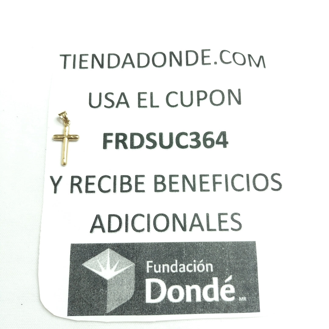 CRUZ ORO 14 K 0,50 GRMS (SEMINUEVO)