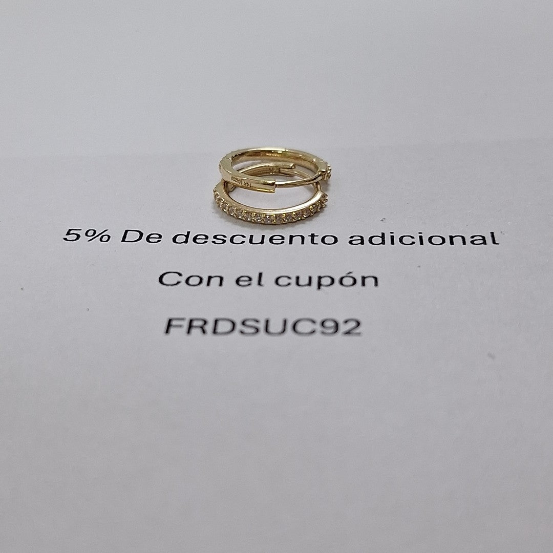 HUGGIES ORO 14K 1.3 (NUEVO)