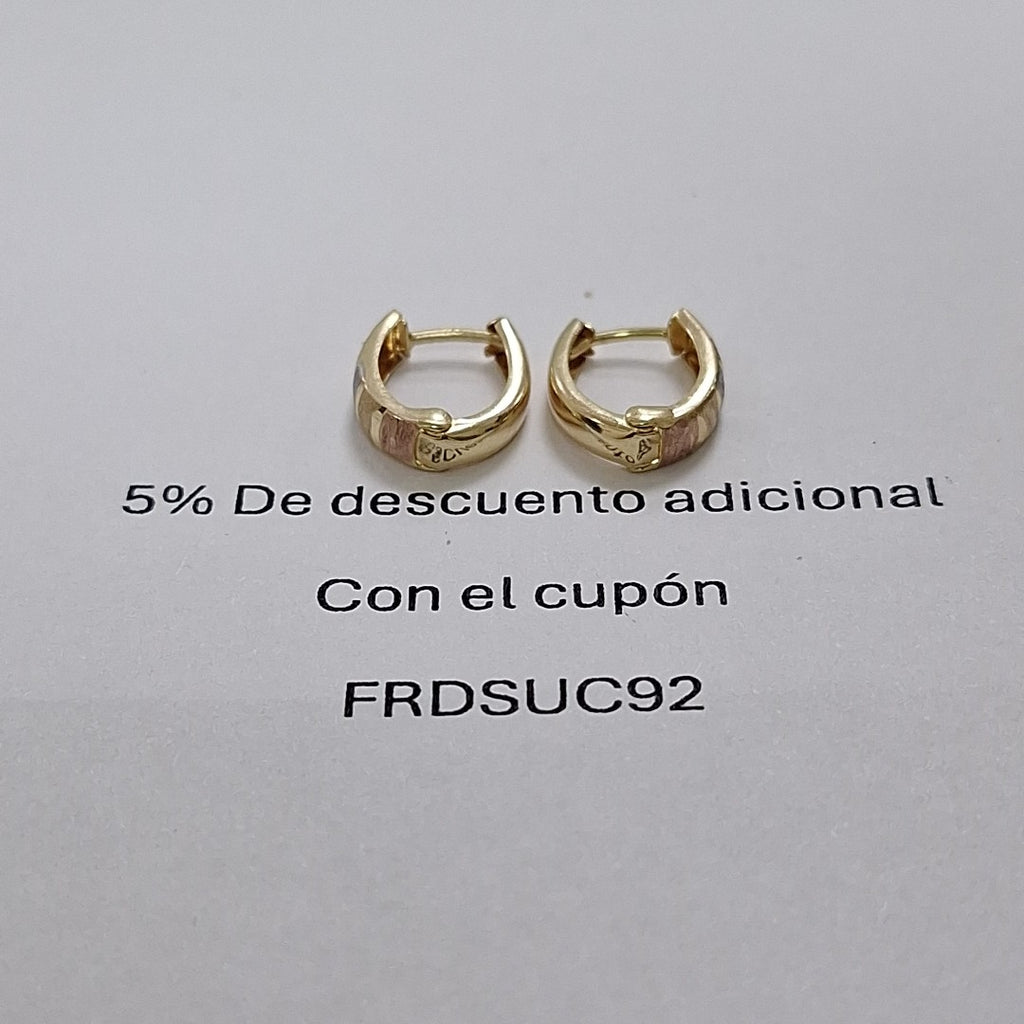 HUGGIES ORO 14K 1.1 (NUEVO)