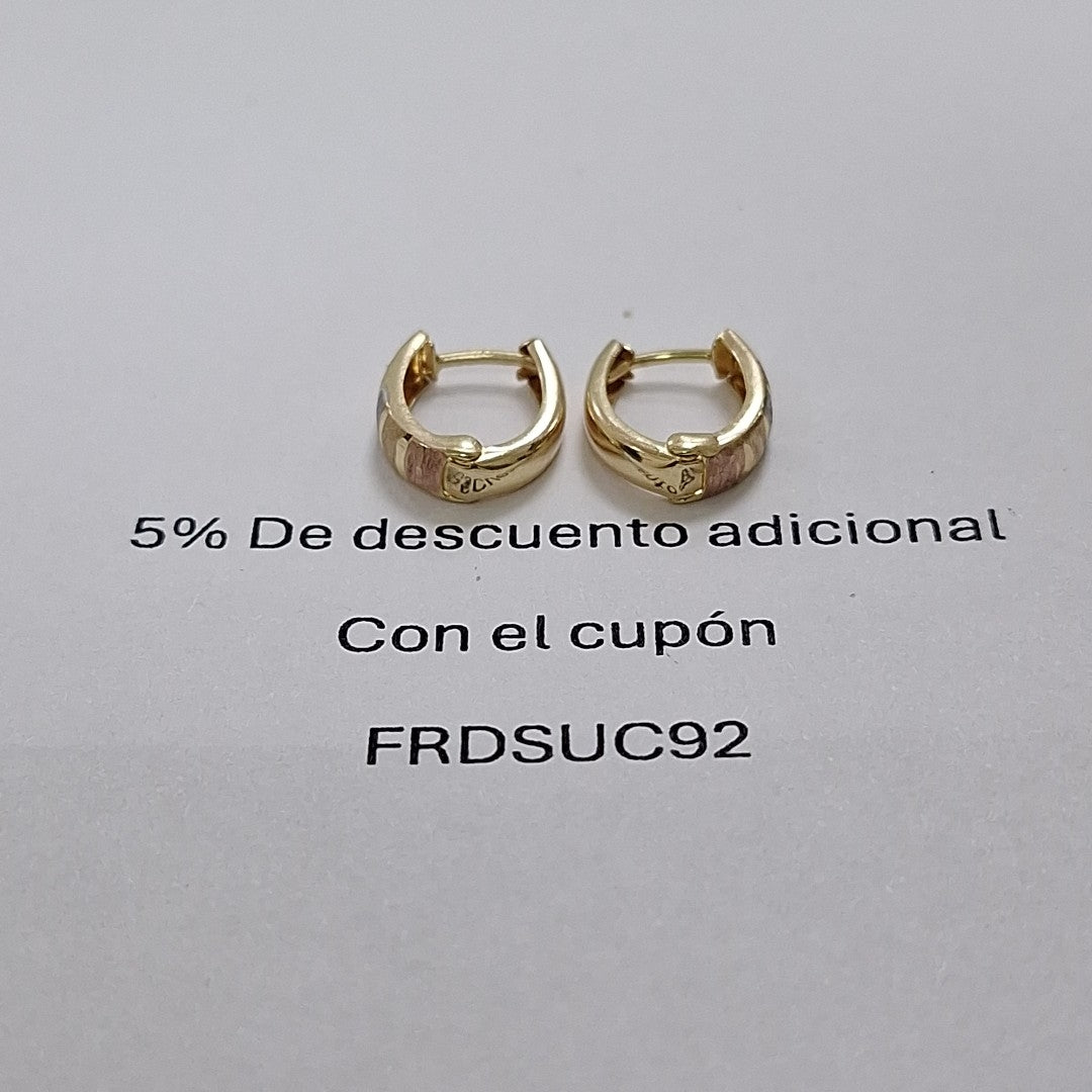 HUGGIES ORO 14K 1.1 (NUEVO)
