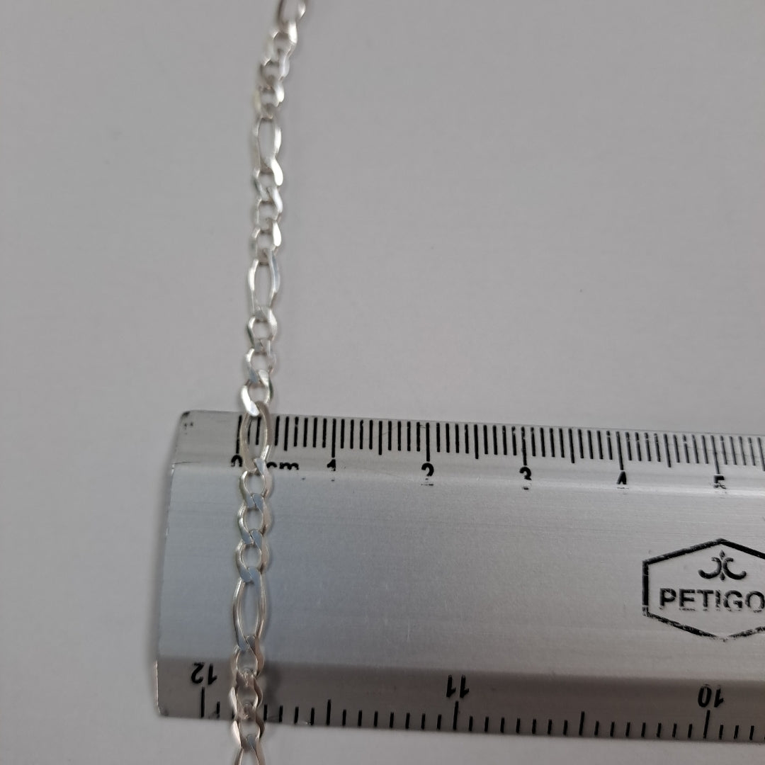 PULSERA TEJIDO 3X1 PLATA .925 21 CM 3.2 GR (NUEVO)