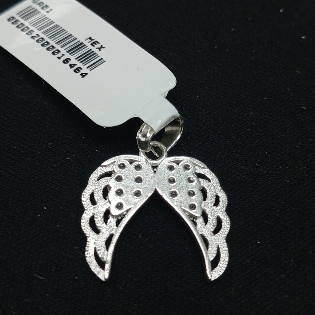 DIJE ALAS C/CIRCONIAS PLATA .925 2.3 GR (NUEVO)