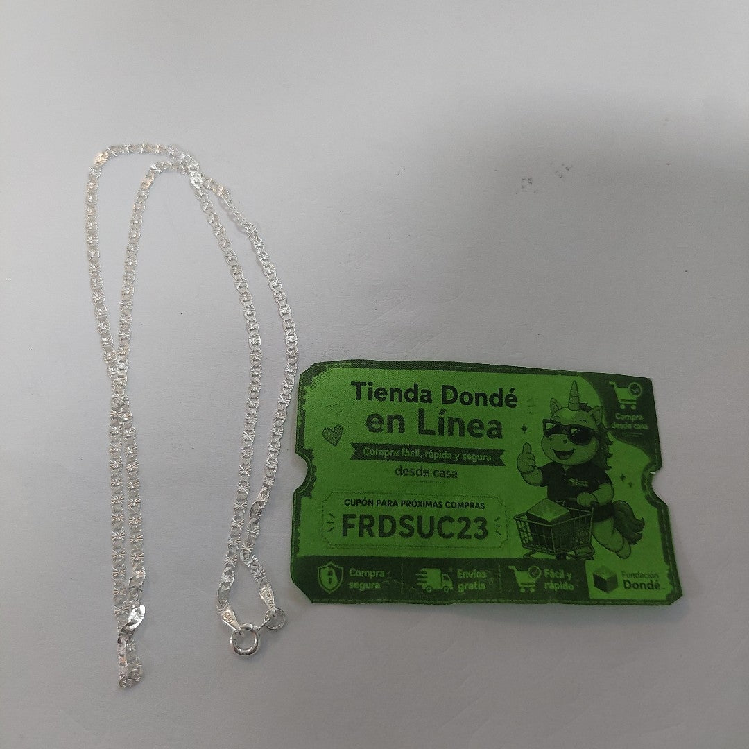 CADENA GUCHI PLATA .925 50 CM 3.52 GR (NUEVO)