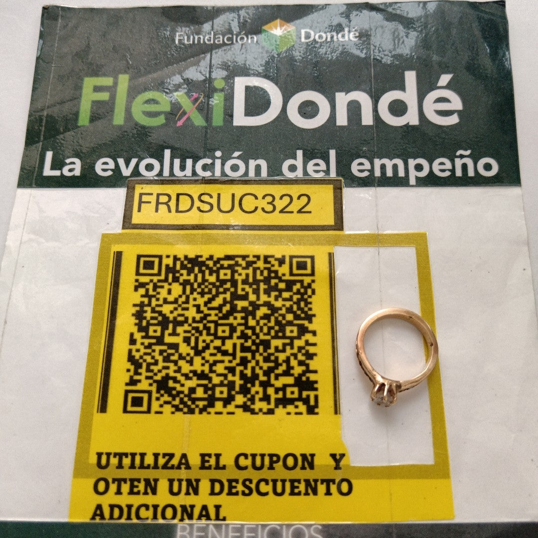 ANILLO ORO 14 K 3.9 GRMS (SEMINUEVO)
