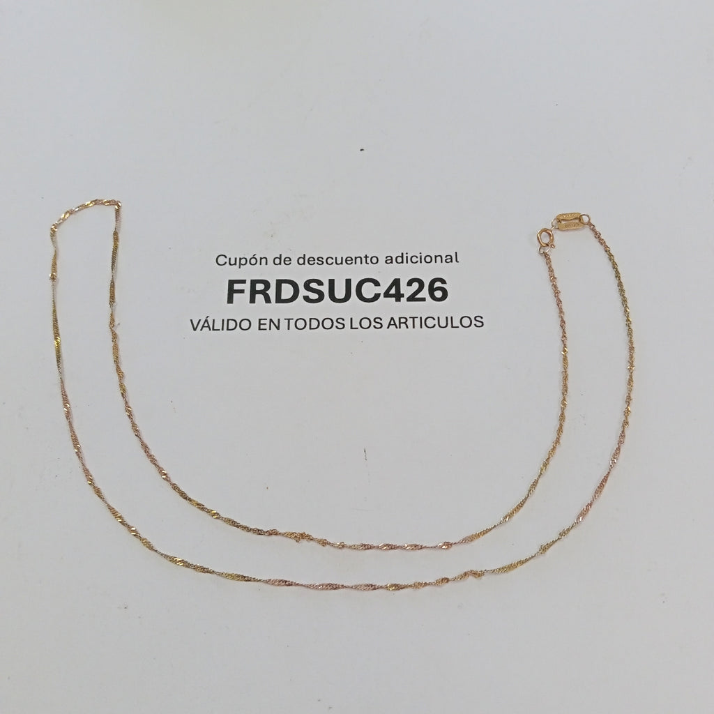 CADENA ORO 10 K 1 GRMS (SEMINUEVO)