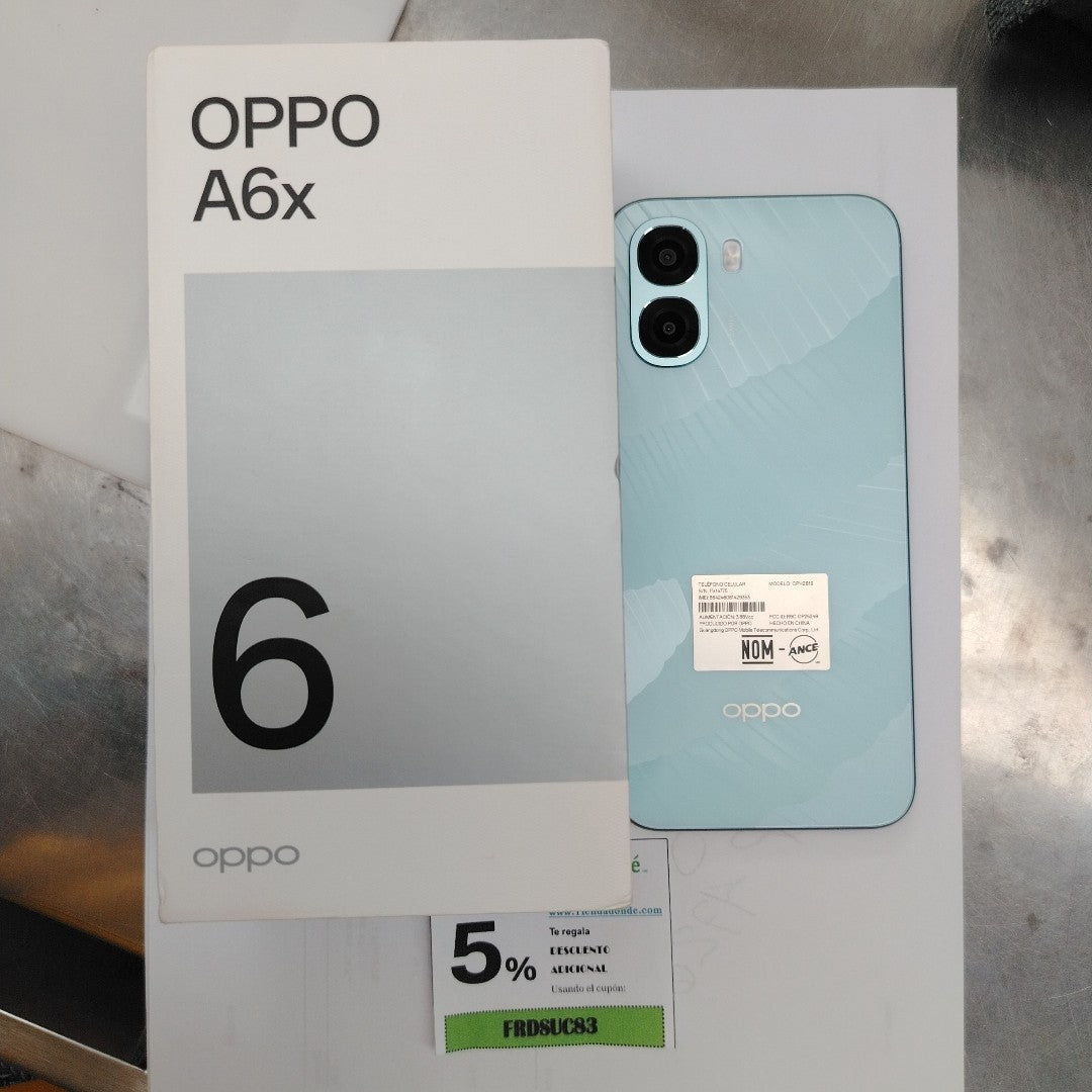CELULAR OPPO A6X CPH2819 (2025) 128 GB 4 GB RAM (SEMINUEVO)
