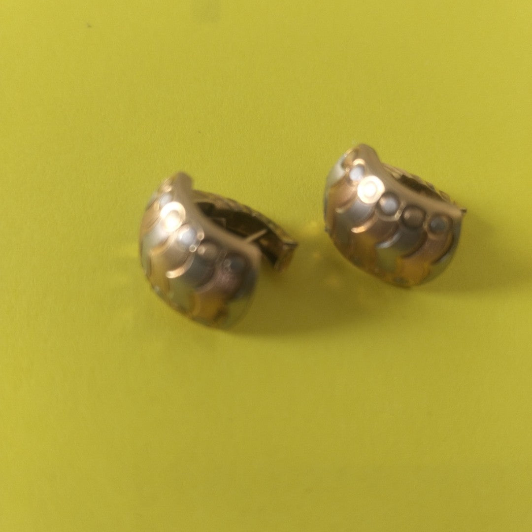 ARRACADAS PAR ORO 14 K 2.9 GRMS (SEMINUEVO)