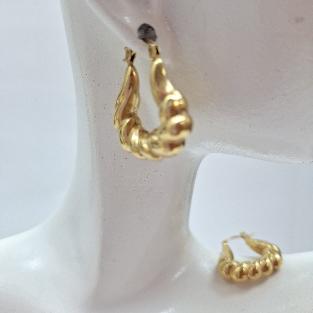 ARRACADAS PAR ORO 14 K 3 GRMS (SEMINUEVO)