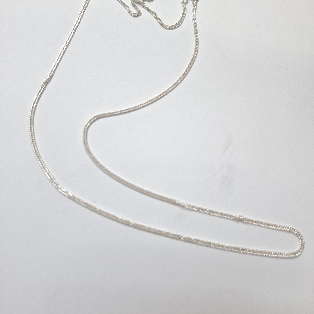 CADENA BARBADA PLATA .925 60 CM 5.02 GR (NUEVO)
