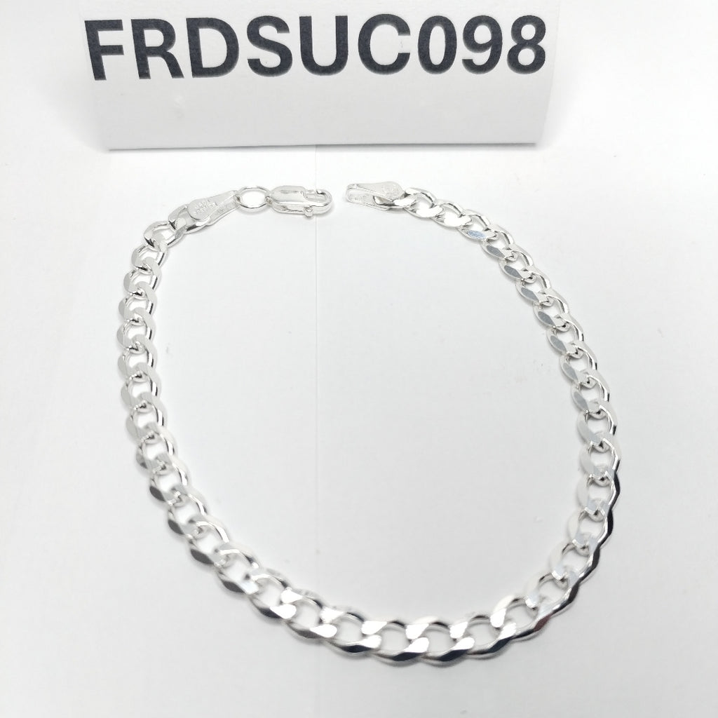PULSERA BARBADA PLATA .925 18 CM 5.93 GR (NUEVO)