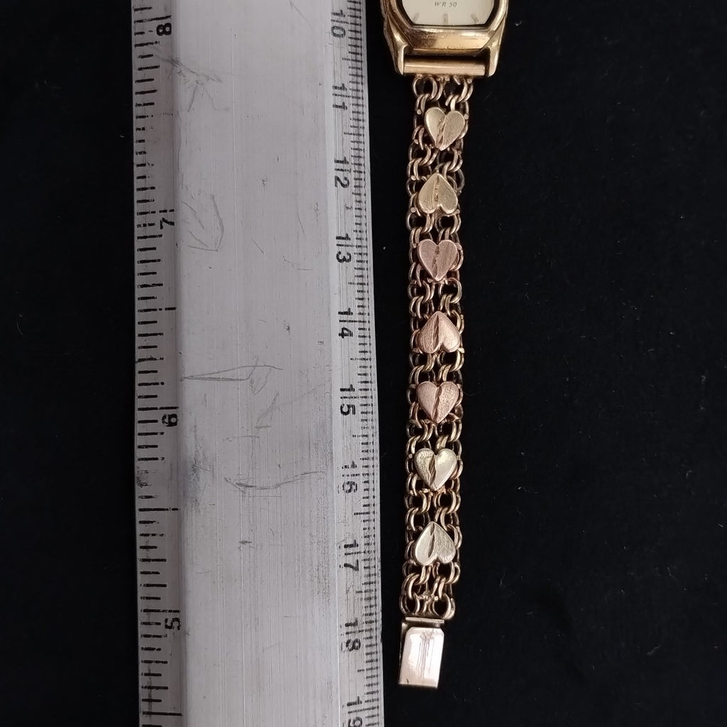 RELOJ CAJA ACERO PULSO ORO ORO 10 K 21.8 GRMS (SEMINUEVO)