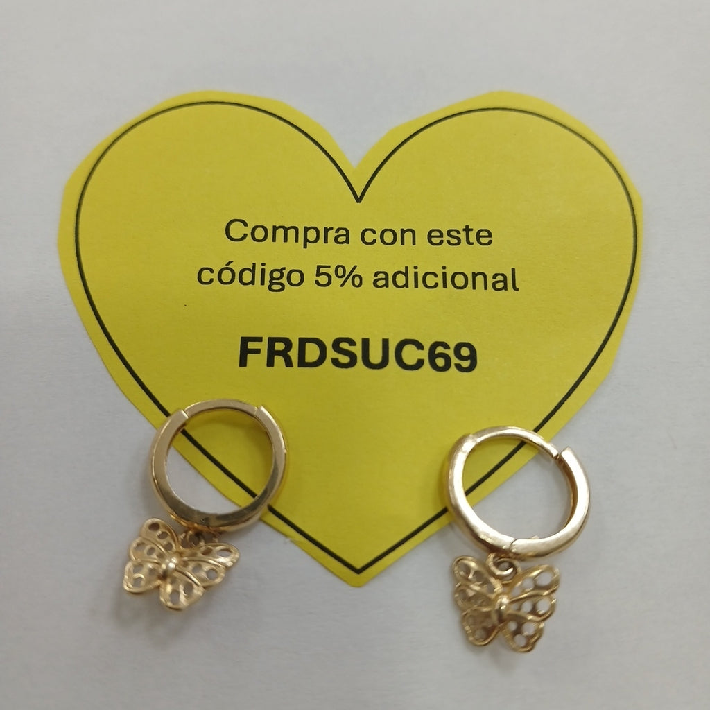 HUGGIES ORO 14K 2.3 (NUEVO)