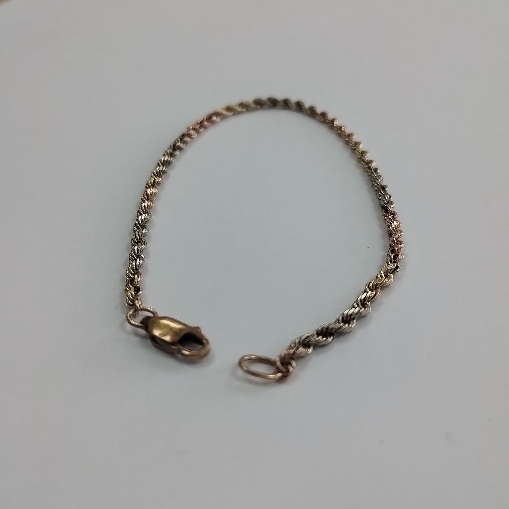 PULSERA ORO, ORO COMBINADO 14 K 4 GRMS (SEMINUEVO)