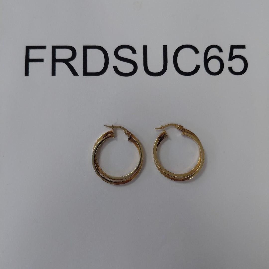 ARRACADAS PAR ORO 14 K 2.5 GRMS (SEMINUEVO)