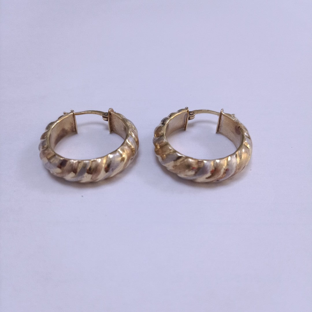 ARRACADAS PAR ORO 14 K 4,40 GRMS (SEMINUEVO)