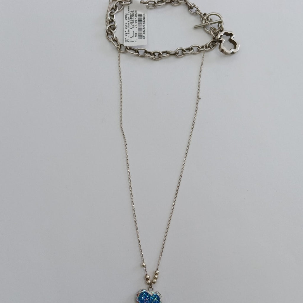 COLLAR, PULSERA PLATA 15.6 GRMS (SEMINUEVO)